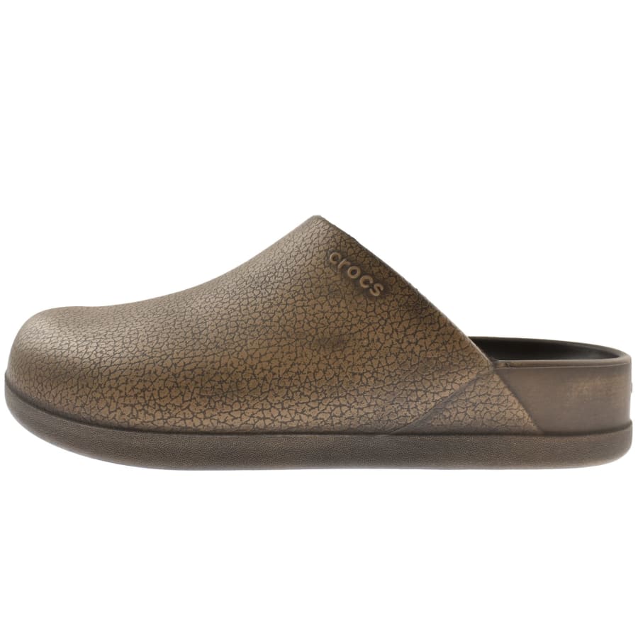 Crocs Dylan Burnished Clogs Brown Mainline Menswear
